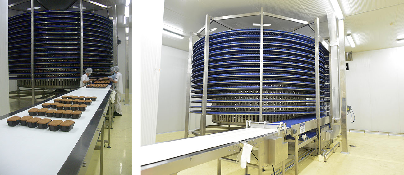 Bakery Spiral Cooler